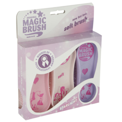 MagicBrush 3 stk.  - Starlight m. 1 stk. soft brush