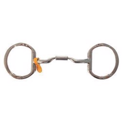 Myler bid med MB04 mundstykke og eggbutt ringe med hooks