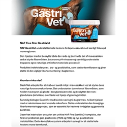 NAF GastriVet - Klinisk testet tilskud til hest - Beskrivelse tekst