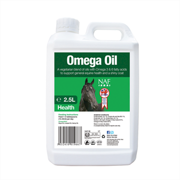 Omega oil - Olie til heste med omega 3 og 6 fedtsyrer