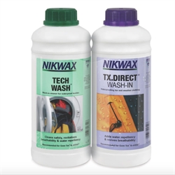 Nikwax Twin Pack -TX Direct Wash-In + Tech Wash