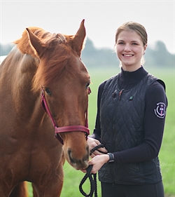 Nordic Heat - Batteriopvarmet Liner damevest /Sort - til ridning mm.