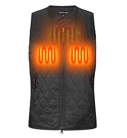 Nordic Heat - Batteriopvarmet Liner damevest /Sort