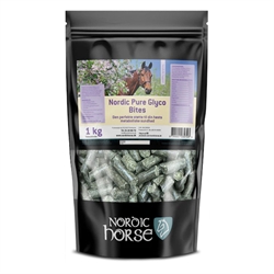 Nordic Pure Gluco Bites - 1 kg - tilskud med resveratrol til heste 