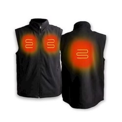 Nordic Heat vest med varmezoner - Unisex, sort