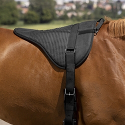 Norton SILICONE Bareback pad med bøjler /Sort