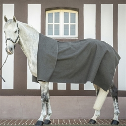 Paddock Wooltuch Tæppe /Grå - Modelfoto på hest