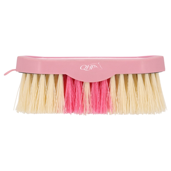 QHP Dandy Brush LYVIA /Pink - Strigle med lange børster