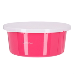 QHP Foderskål med låg - 5 liter /Pink