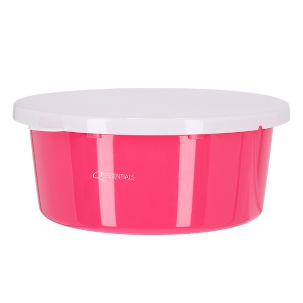 QHP Foderskål med låg - 5 liter /Pink