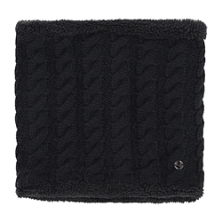 QHP Halsedisse ZAHRA /Sort - Kabelstrik med ultra blødt for