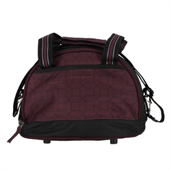 QHP Hjelmtaske / Wine Red - Set fra bagsiden