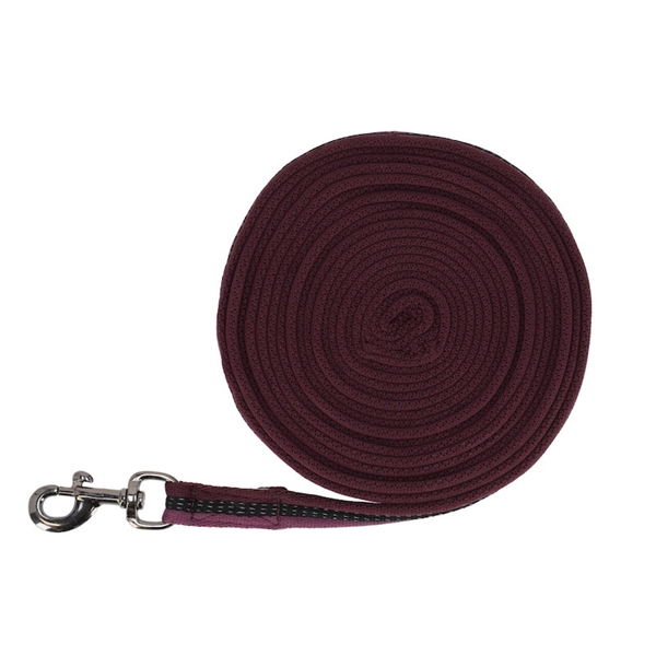 QHP Collection Longeline / Wine Red - 8 meter lang longe