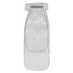 QHP Plastron Miyah - Hvid/Sølv