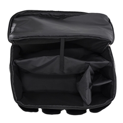 QHP Taske til opbevaring af strigler og udstyr CROCO /Sort - Med udtagelige skillerum