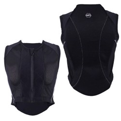 QHP Back protector - Rygskjold - Junior/Voksen - Sort