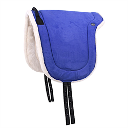 QHP Bareback pad - Ridepad - Kobolt blå