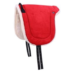 QHP Bareback pad - Ridepad - Rød