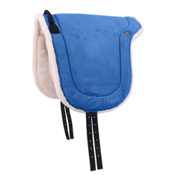 QHP Bareback pad - sadelpude - Sky Blå