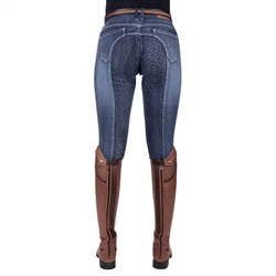 QHP Denim Ridebukser HAILYN - Bag