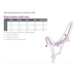 QHP Rebgrime Størrelses guide