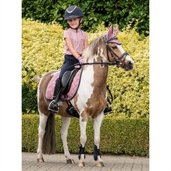 QHP Bluse VEERLE Junior /Soft Pink - Ponyrytter