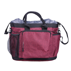 QHP Strigletaske Denim - Bordeaux - Bag