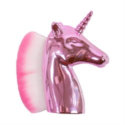 QHP Unicorn Hoved børste - Pink