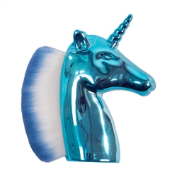 QHP Unicorn Hoved børste - Blå