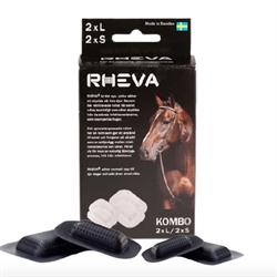 RHEVA Plaster - Sårbeskyttelse til hest - Kombo pakke med 2 x S + 2 x L