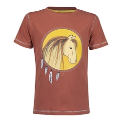 Red Horse Caliber T-Shirt til børn /Brick