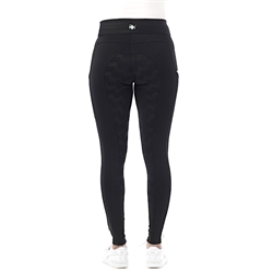 Riding World Ridetights AGADIR /Sort - Full seat silikone grip