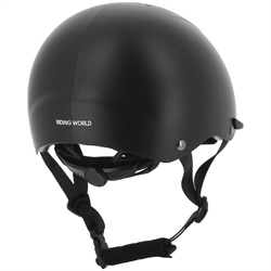 Riding World WINDY Ridehjelm / Sort - med justeringshjul bag