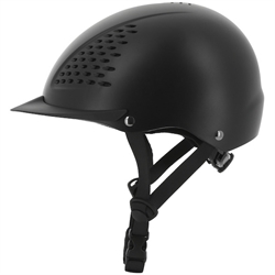 Riding World WINDY Ridehjelm / Sort - set fra siden