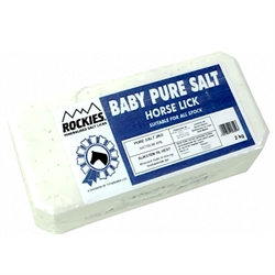 Rockies Pure salt - Saltsten til hest - Ren salt 2 kg.