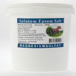 Solanum Epsom salt - Magnesium tilskud til heste og hunde