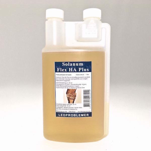 Glucosamin tilskud til hest og hund Flex HA Plus > Køb Her