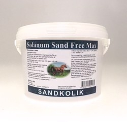 Tilskud mod sandophobning til hest - Solanum Sand Free Max