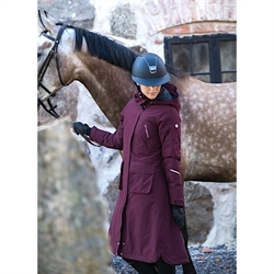 Stierna STELLA Frakke Lang Vinterfrakke /Merlot - Til ridning og fritid