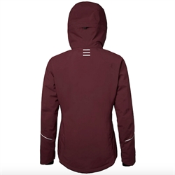 Stierna STELLA Vinterjakke /Merlot - Ryg