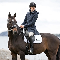 Stierna Storm Rain Coat - 3/4 lang frakke /Navy - Vist på rytter