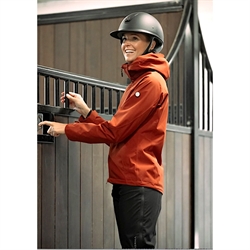 Stierna Storm Rain Jacket /Copper - Modelfoto set fra siden