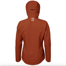 Stierna Storm Rain Jacket /Copper - Ryg
