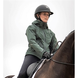 Stierna Storm Rain Jacket /Ivy Green - Rytter på hest