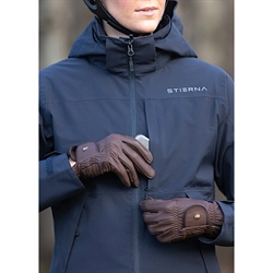 Stierna Storm Rain Jacket /Navy - Med brystlomme