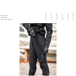 Stierna Storm Rain Overtræksbukser - SHORT Pants - Størrelsesguide med mål