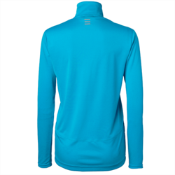 Stierna HALO 1/2 zip T-Shirt i svedtransporterende og anti odour matriale - Cayan Blå