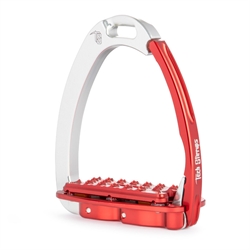 Tech Stirrups Venice plus EVO /Silver-Rød