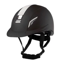 Whitaker VX2 Ridehjelm Sparkle - Sort med sølv