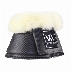 Woof Wear Klokker med lam /Sort med naturfarvet lam